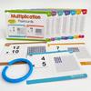 85Pcs Engaging Multiplication Learning Card Erasable Multiplication Flashcards Portable Math Learning Aid For Preschool