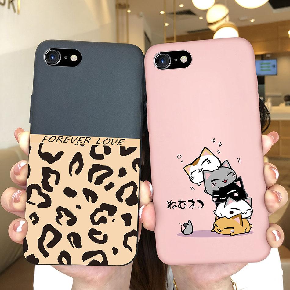 For Apple iPhone 7 8 Plus Back Cover Fashion Pattern Soft Silicone Anti Slip Phone Case For iPhone 7plus 8plus Funda Capa Shell