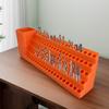 Organizer na wiertła Skrzynka narzędziowa Uchwyt na bity do wkrętarki Pojemnik do przechowywania Plastikowe etui do przechowywania końcówek do wkrętarek, śrub, wkrętaków