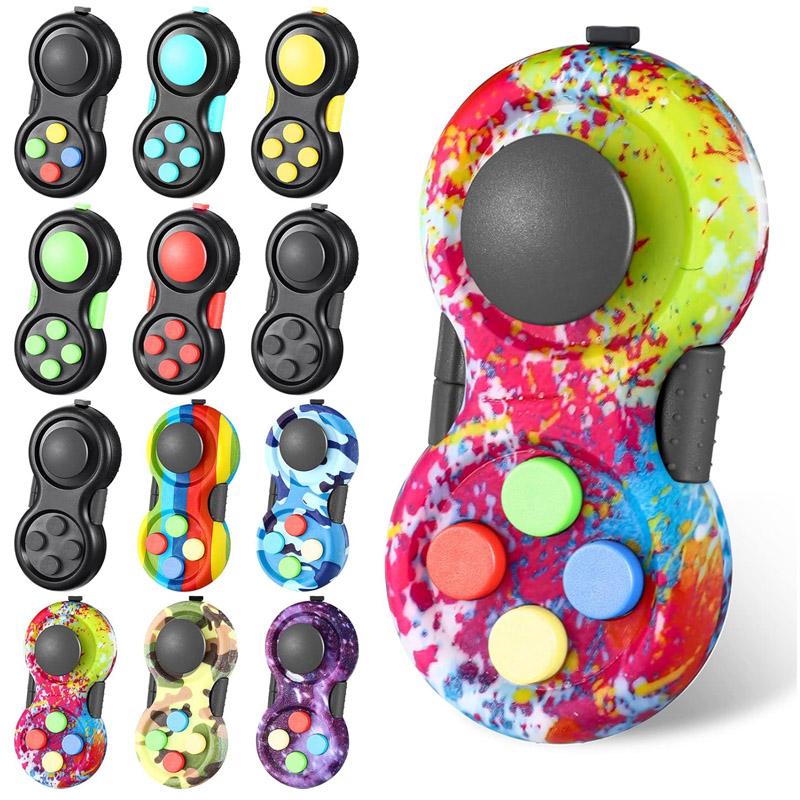 3Pcs Fidget Toys Controller Pad Cube Stress Relief For Adults Kids Sensory Toys For Autism Juguete De Descompresin Antiestrs