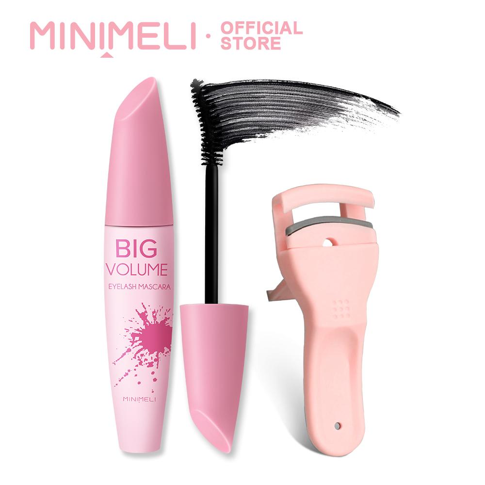 

Стойкая тушь для ресниц MINIMELI с щипцами для завивки ресниц, придающая объем, удлиняющий изгиб ресниц, макияж