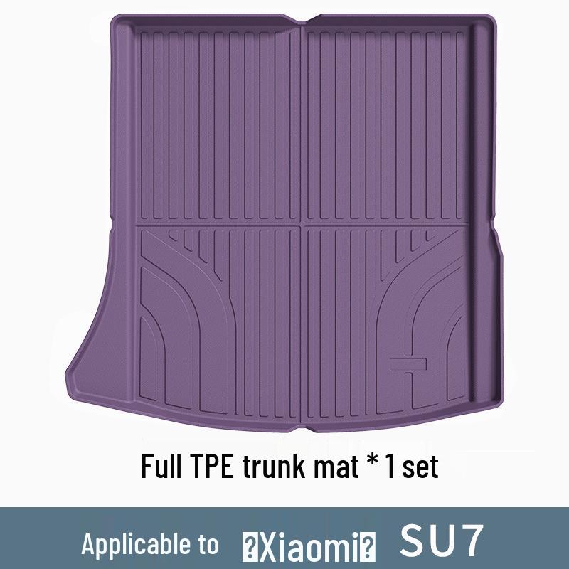 Eco-friendly, Odorless TPE Floor Mats for Xiaomi SU7: Original Car Color and Interior Match