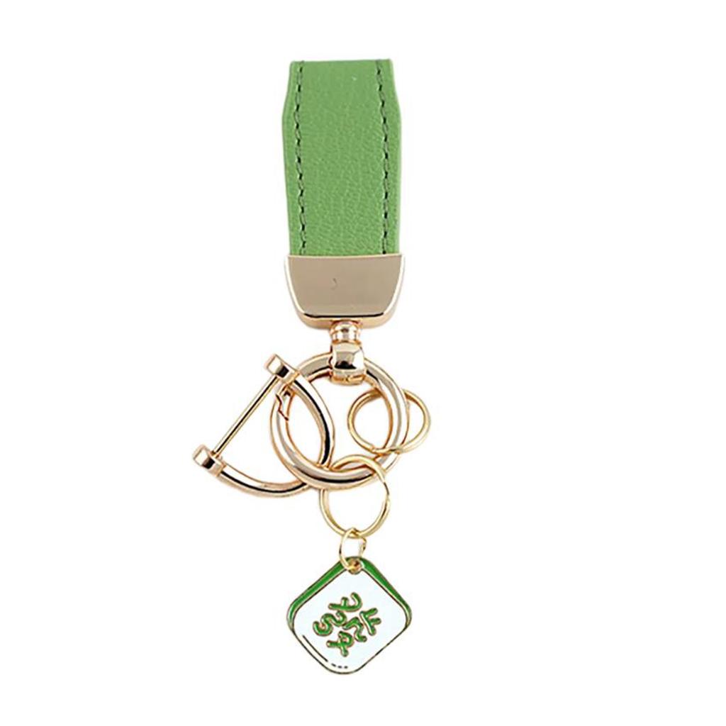 Luck Mahjong and Money Bag Keychain Pendant Elegant Hanging Pendant Alloy Texture for Good Fortune and Wealth Charm