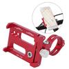 G88 Mountain Bike Cellphone Bracket Motorcycle Navigation Stand with Flashlight SupportRed