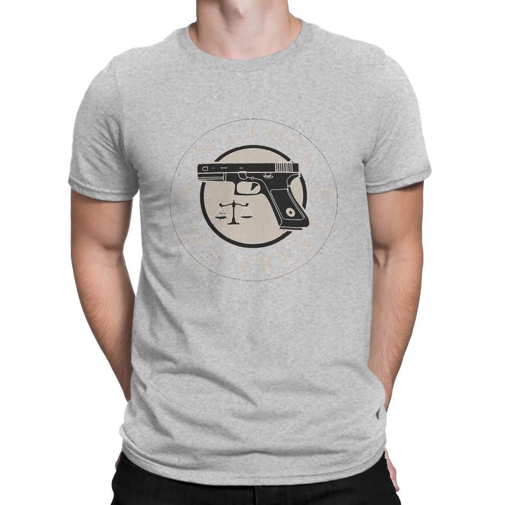 Leisure In We Trust T-shirts voor Heren Ronde Hals Puur Katoenen T-shirt Smith Cool Wesson Korte Mouwen Tees