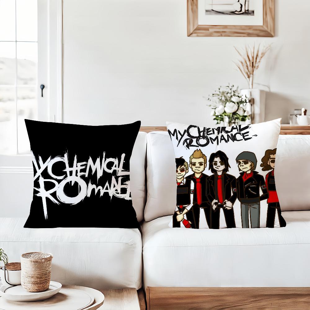 Band M-My C-Chemical R-Ro M-Mance Pillow Case Office Cushions Suitable For Sofa Car Bedroom Decorative Cushion Cover