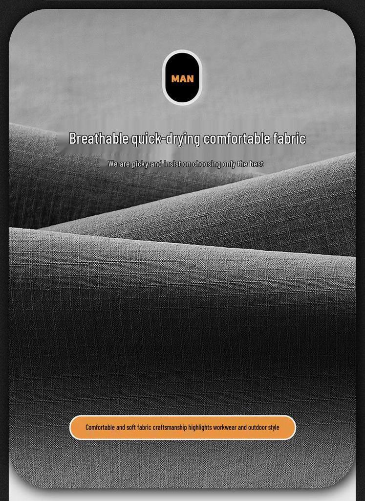 2025 Men's Modern Multi-Pocket Wide-Leg Casual Sports Pants