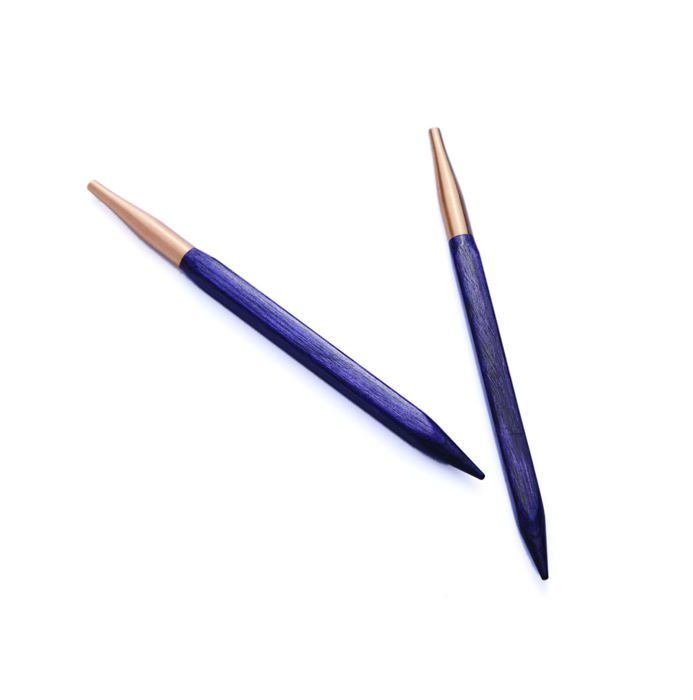 Aiguille à tricoter - Knitpro - KP19111 - Circulaires interchangeables - Couleur royale - Câble en nylon