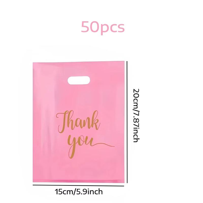 

Party Favor Bags Bulk 50pcs Christmas Halloween Birthday Gift Bags Reusable Thank You Party Decorations Back To School Supplies Other