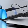 5,4 Zoll Smart-Bluetooth-Brille mit Anruf-/Musikfunktion, wasserdichte Sport-Ohrhörer mit langer Akkulaufzeit, Typ-C-Schnellladefunktion