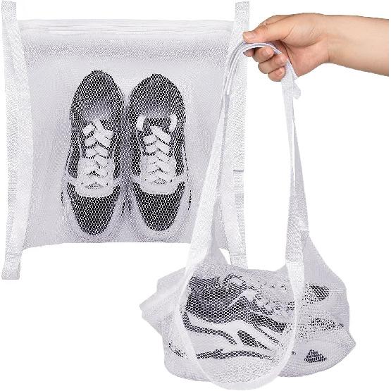 2 Pack Dryer Bag for Shoes, 16.3x16.3 Inch, Shoe Dryers for Sneakers, Shoe Drying Bag for Dryer with Zipper and Strap for Most Dryers Door