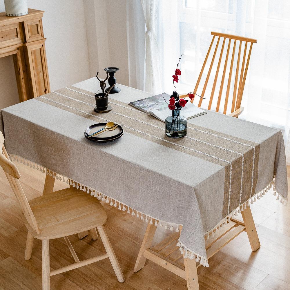 Wearable Rustic Tablecloth Waterproof Table Protecter Party Supplies Table Cover  Hotel