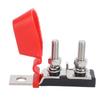 Dual Terminal Fuse Block DC58V M8 Double Studs MRBF Fuse Holder for Car Marine Boat RV No Fuse