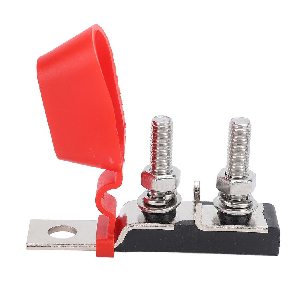 Dual Terminal Fuse Block DC58V M8 Double Studs MRBF Fuse Holder for Car Marine Boat RV No Fuse