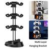 1/2/3 Tier Universal Gamepad Holder Gaming Handle Display Bracket Game Controller Hanger for PS Series/Steam/Switch Game Console