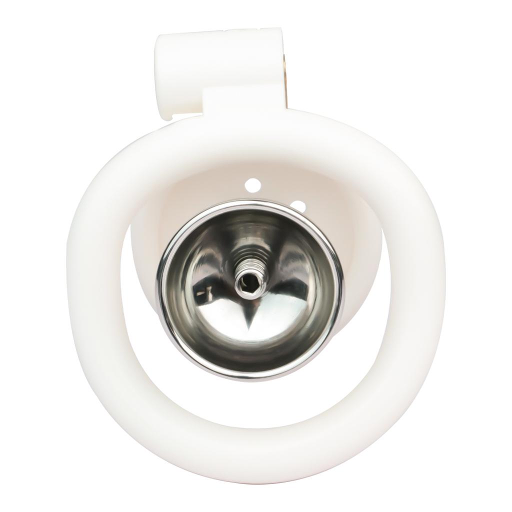 FRRK-216C Plastic Male Bondage Sex Chastity Cage Four Colors Four Sizes Bdsm Resin Penis Cage with Built In Chastity Locks