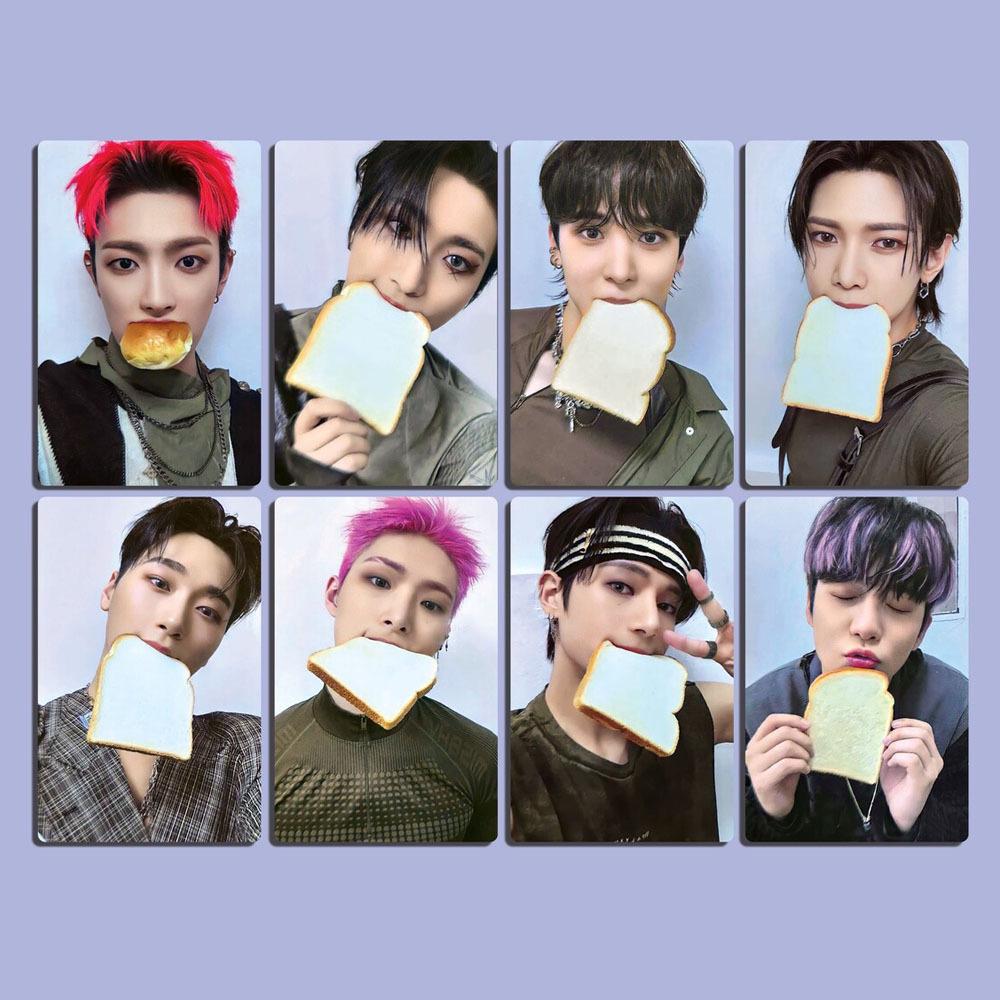 ATEEZ МИР EP.2: Фотокарточка OUTLAW Хлеб - Случайная карточка gray
