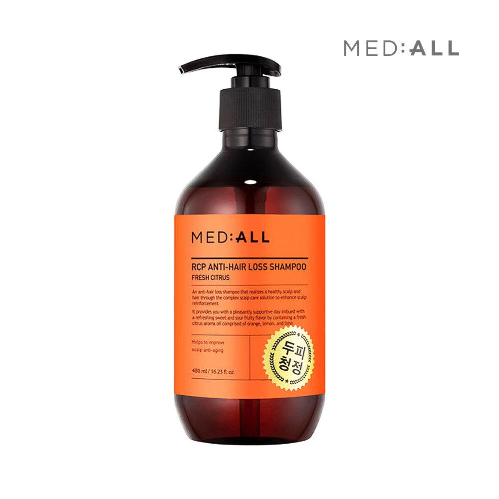 MED:ALL Scalp Cleansing, Hair Loss Relief, Citrus Functional Shampoo 480ml