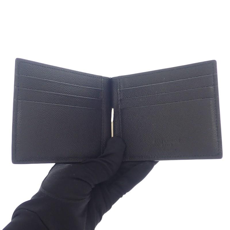 SAINT LAURENT  378005BTY0N1000 Bifold Wallet black leather mens