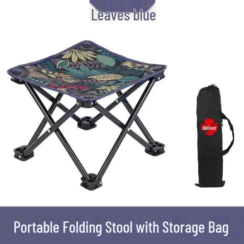 Portable Folding Outdoor Stool for Fishing, Sketching, and Beach Use