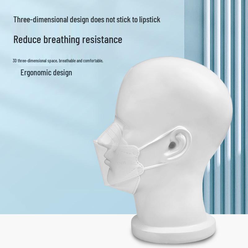 Kailer KN95 Mask: Fashionable Dustproof Industrial 3D Breathable Willow Leaf Shape, Individually Packaged Anti-Droplet Mask.