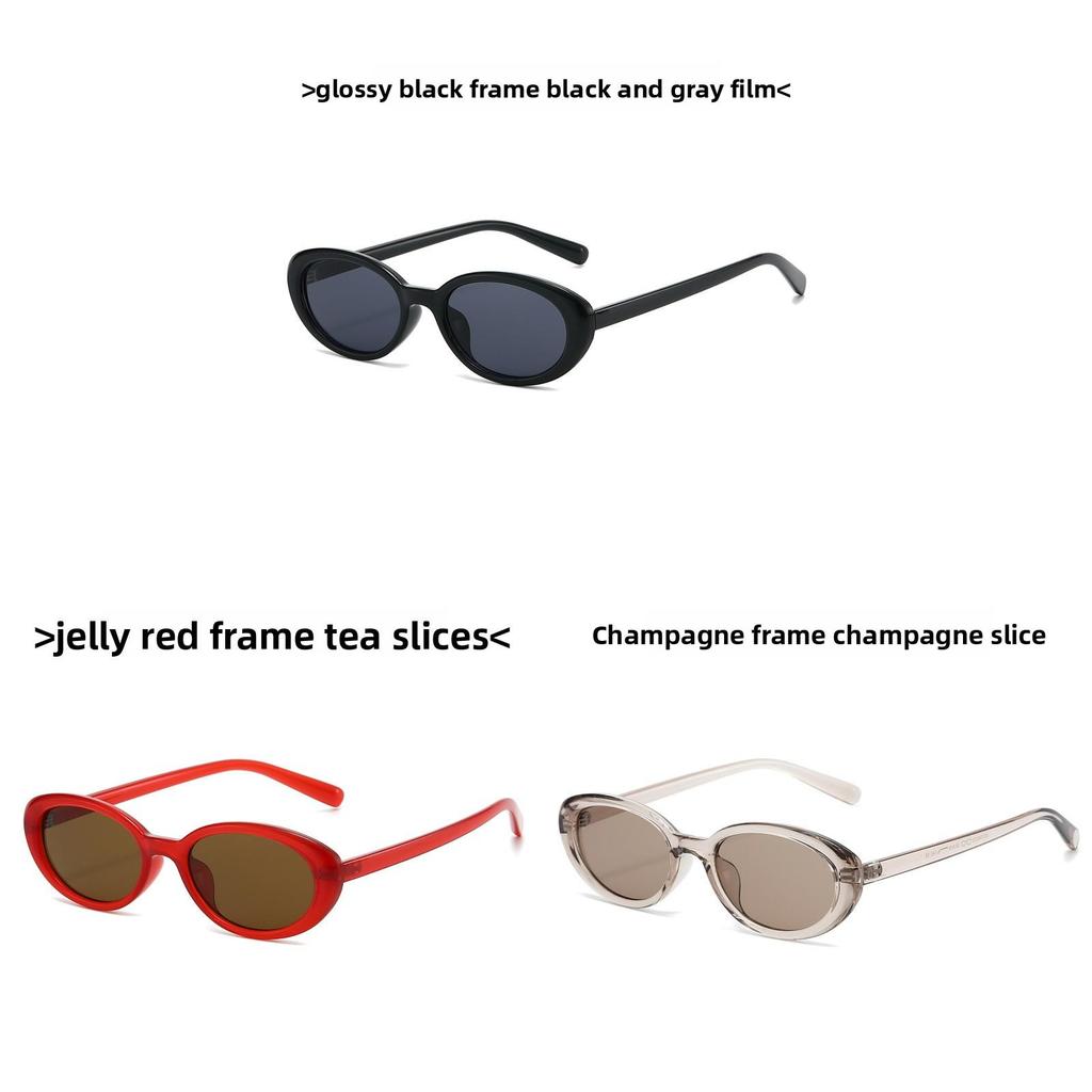 Retro Oval Sunglasses With Uv400 Protection And Pc Lenses For Women Fashion Sun Protection
