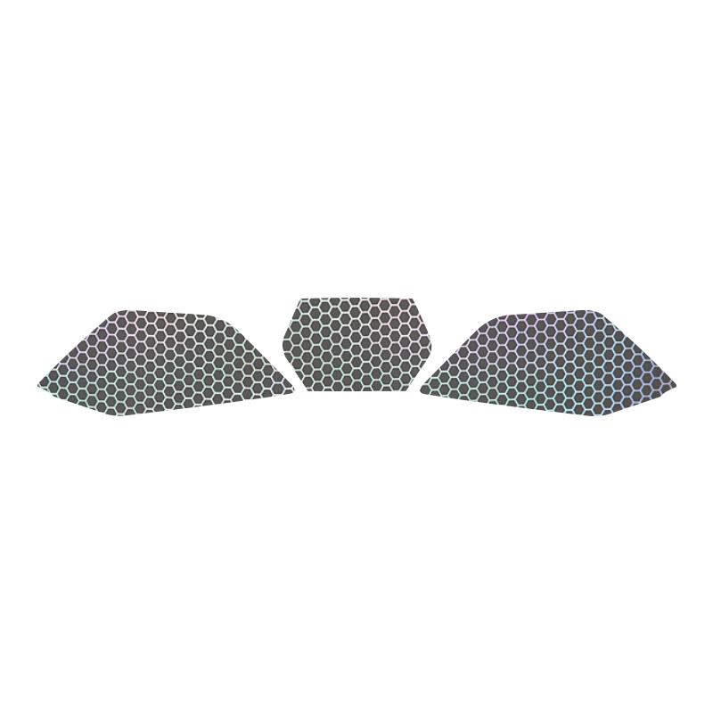 For Kawasaki Z900 Z 900 Z900 Z 900 2025 Honeycomb Laser Light Film Sticker Smoked Black Tail Light Protection Film Accessories