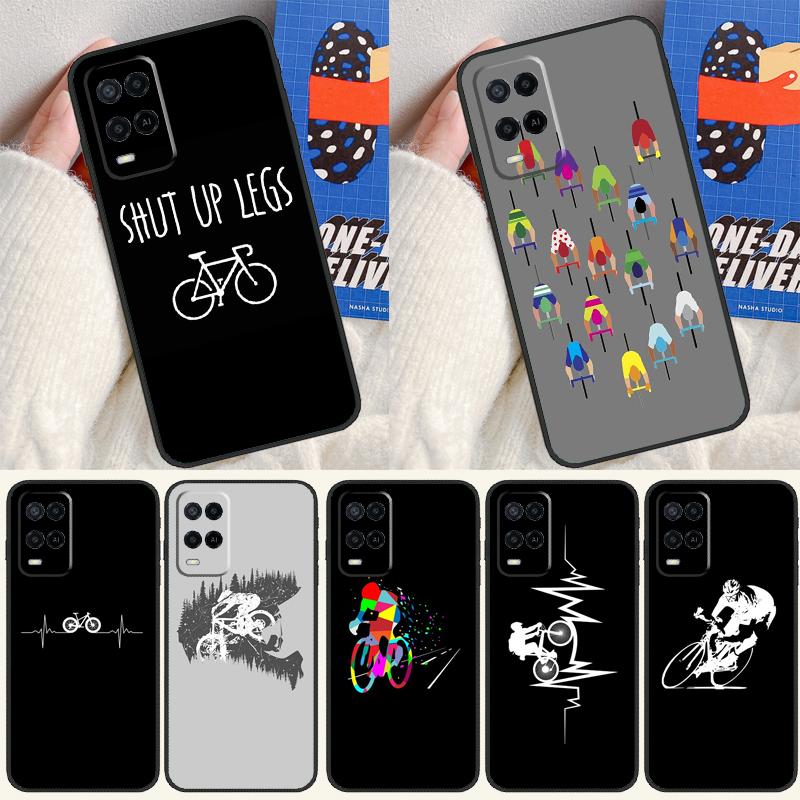 Bike Bicycle For Oppo A17 A77 A60 A74 A94 A54 A18 A38 A58 A78 A98 A40 A80 A16 A76 A96 A15 A57S Phone Case