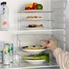 Kitchen Shelf Multifunctional Stackable Rack Space Saving Home Cabinets Tableware Refrigerator Food Plate Bowl Organizer Rack