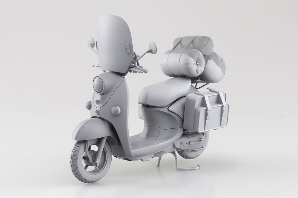 Aoshima Bunka Kyozaisha Yuru SEASON3 The Bike Series Rin Scooter Scale Plastic Model Camp No.YU-01 Shima's 1/12 Color-coded (Motorcycle)
