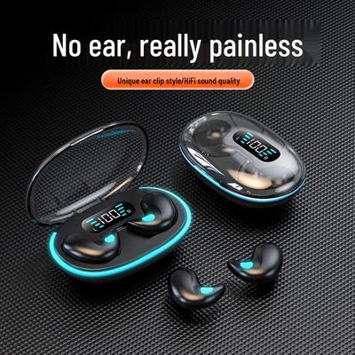 X55/X57 Bluetooth Bone Conduction Sleep Earphones with Noise-Canceling & Digital Display