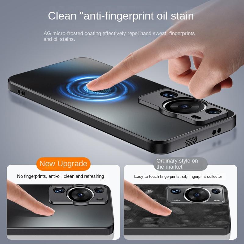 Dla HUAWEI P60 Ultra P60 Pro P60 P50 P50 Pro P40 Pro Plus P40 Pro P40 P30 Pro P30 Matowe Wykończenie AG z Czujnikiem Dotyku Osłona na Cały Pakiet