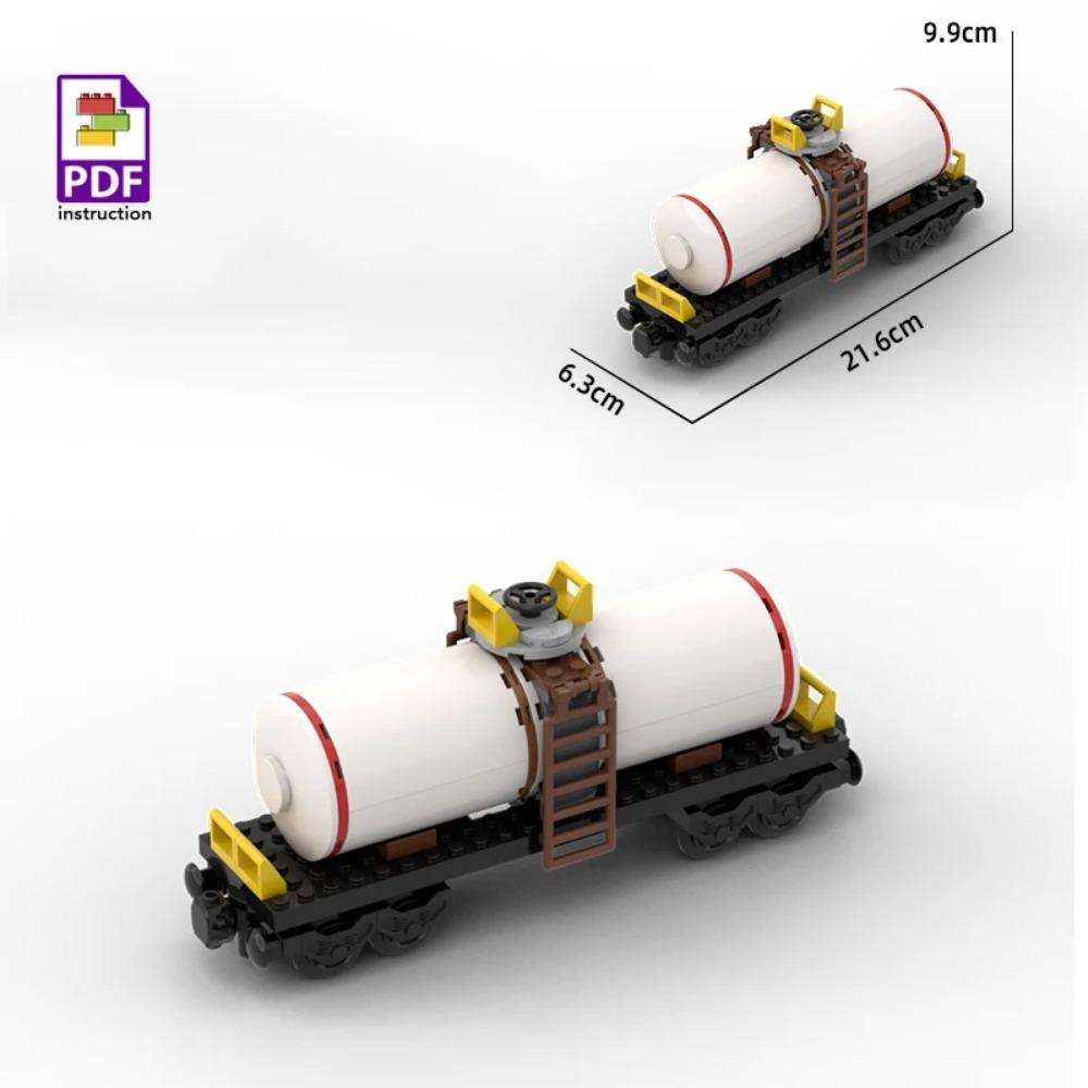 

MOC Топливный бак Конструктор Винные бочки Контейнер для товаров Кирпичики для вилочного погрузчика Игрушки Подарок для мальчиков белый