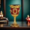 Metal Cups, Home Tea Cups, Creative Stemmed Wine Glasses