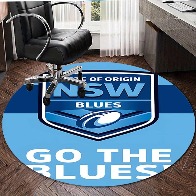 1pc Football Team (43) Design Printed Area Round Carpet for Bedroom Living Room Home Decor Rugs Mat Non Slip Mat Rug for Bedside