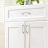 Electroplating Art Arc Shape Solid Doorknob Bedroom Furniture Drawer Handles Cabinet Door Handle