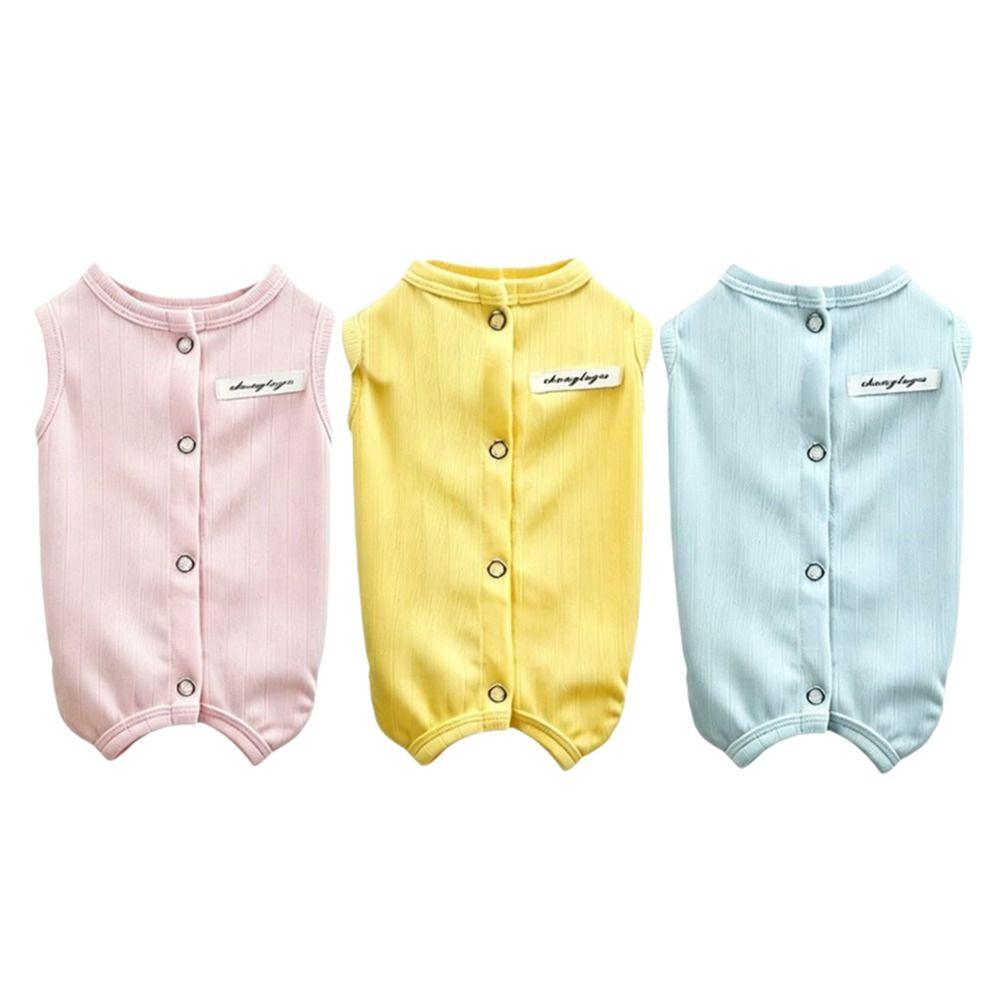 Breathable Material Pet Onesie Wrapped Design Dog Clothes Puppy Belly Protector Summer Season