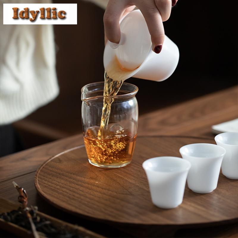 125ml Mutton Fat Jade Ice Seed Horseshoe Gaiwan Ancient Tea Tureen Tea Bowl With Lid Kit Tea Maker Cover Bowl Tea Items Gift