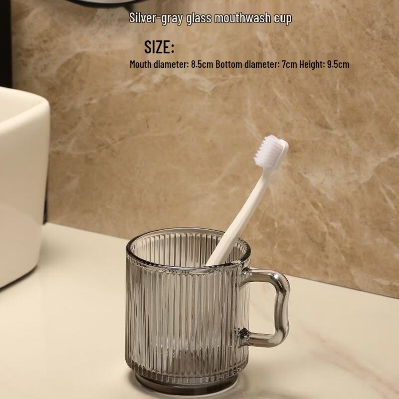YIXI Transparent Glass Rinse Cups