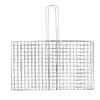 Barbecue Grill Basket Rack Portable Fish Grilling Clamp Vegetable BBQ for Kabob