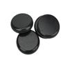 Windfulogo 4-Piece Hot Massage Stone Set - Natural Lava Basalt Spa Massage Warm Stones, Black (8x8cm)