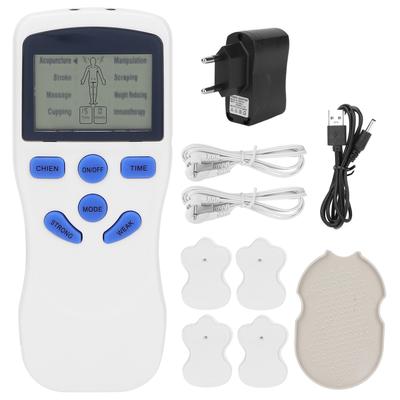 Digitaler Muskelstimulator Elektrostimulator Tragbarer elektrischer Muskelstimulator Gerät EU-Stecker
