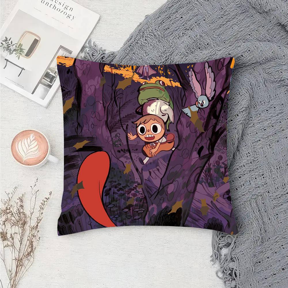 Over The G-Garden Wall Pillow Case Fashion Square Pillowcase Bedroom Sofa Room Ins Decoration Leisure