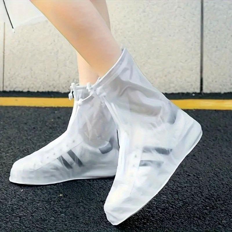 Silicone Waterproof Shoe Cover Unisex Shoes Protectors Rain Boots for Indoor Outdoor Rainy Reusable Quality Non-slip Shoe Cover
