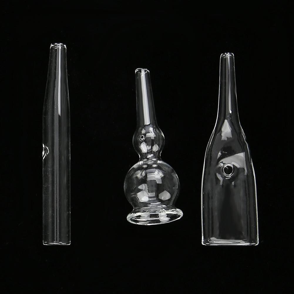 3PCS/Set Glass Pipes for Blackhead Removal Face Cleanser Beauty Machine Vacuum Accessories