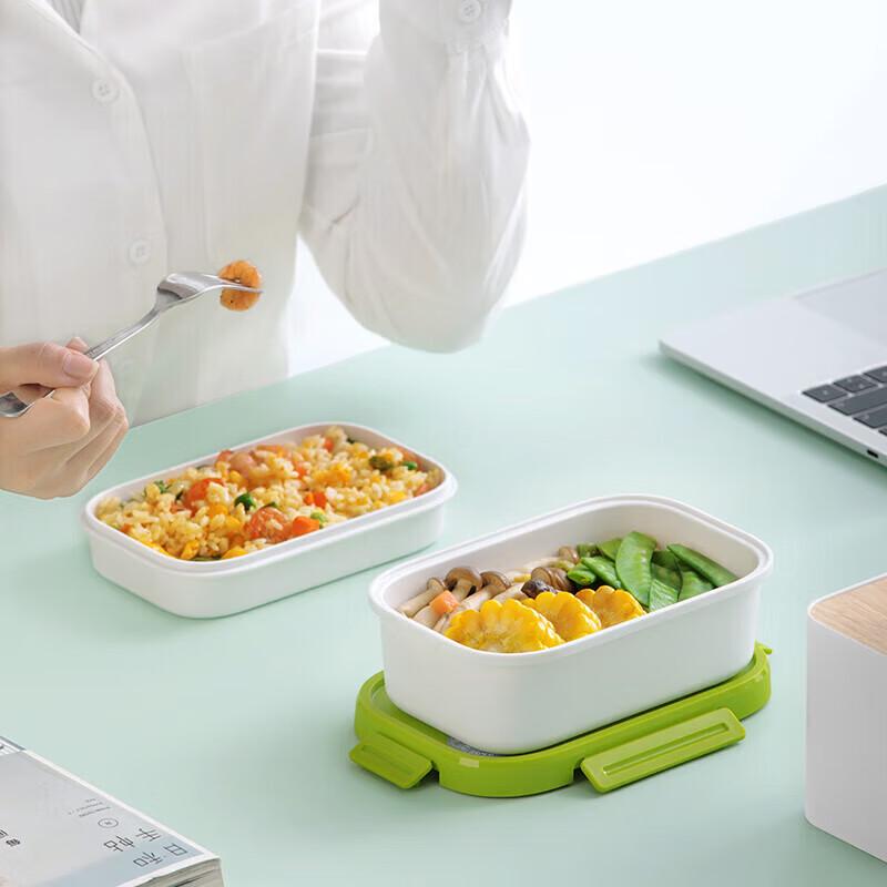 Chahua 780ml Double-Layer Divided Lunch Box Set
