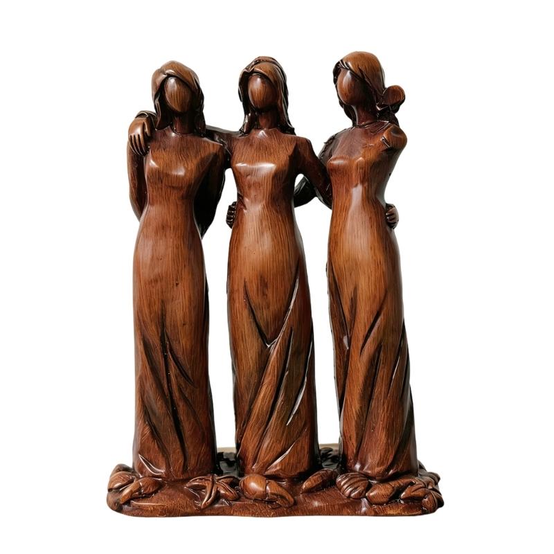 

Sisters Friendship Resin Figurines Statue Friend Birthday for Women Resin Friendship Decoration Statue Decors
