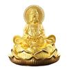 Double-Sided Alloy Guanyin Buddha Car Ornament for Center Console