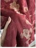 Women's Retro Chinese-Style Cotton Pajama Set: Long-Sleeve, Double-Layered Gauze, Oblique Lapel (Spring/Autumn)