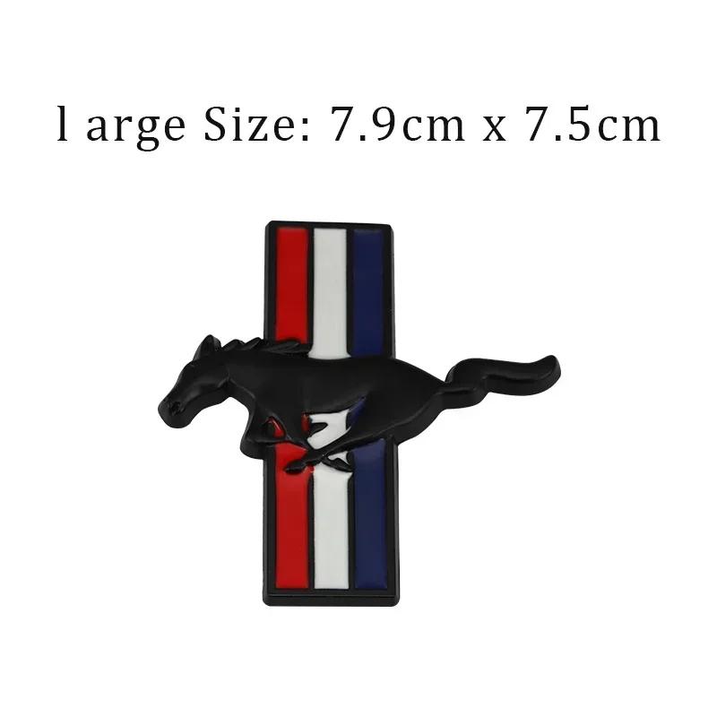 Car Sticker Hot For Ford New 1pc Car Side Emblem Badge Stickers Trunk Decal for Ford Mustang GT 350 370 500 Shelby Cobra Mondeo